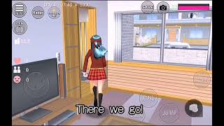 Sakura School Simulator : How to change the ribbon color! 🎀 screenshot 3