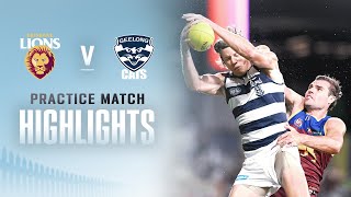 Brisbane v Geelong Highlights | Practice Match, 2023 | AFL