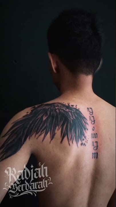 Tattoo Sayap. I'm Back Sudah lama Ga Upload 😄