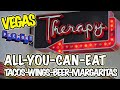 We found the best unlimited food and alcohol deal on fremont  therapy downtown las vegas