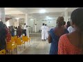 End of a beautiful mass  celebration of the last sunday of the year  afehyiapa ghana 