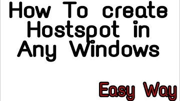 How to create hostednetwork in your computer
