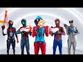 Team spiderman vs bad guy team  whats wrong with redspider  funny action 