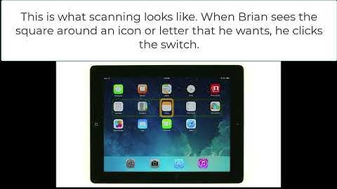 Switch Scanning iPad
