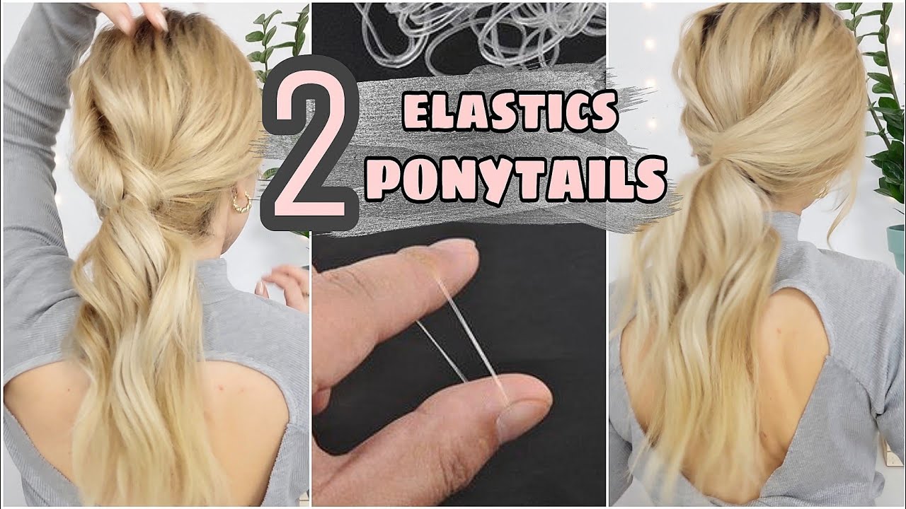 cute flat iron hairstyles with 2 ponytails｜TikTok Search