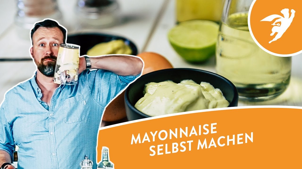 MAYONNAISE selber machen I in 1 Minute I Gelingt immer! YouTube