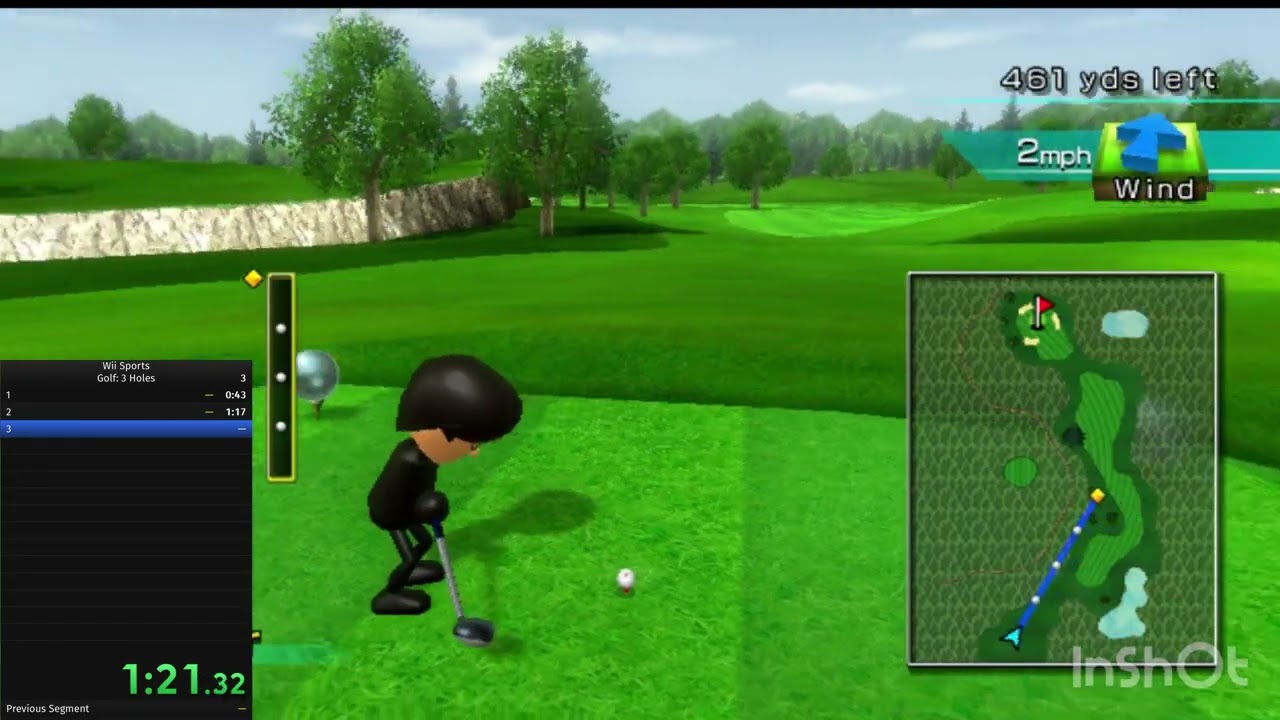 Wii Sports Beginner Golf Speed-run - 1:54:440