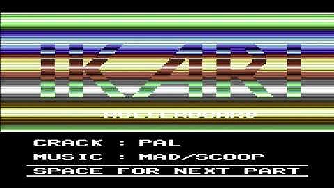 Ikari  Intro 4 ! Commodore 64 (C64)
