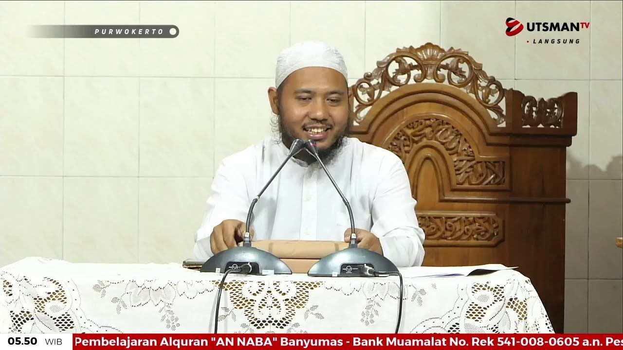 ⁣LIVE 100 Bait Syair Tentang Keutamaan Manusia Terbaik Muhammad ﷺ - Ust. Abdullah Fudhail, Lc.