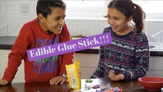 EDIBLE GLUE STICK | HOW TO MAKE SCHOOL SUPPLIES