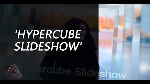 Hypercube Slideshow | After Effects Template | Openers