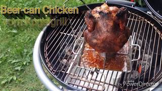 Bierdosenhähnchen Beercan Chicken vom Rösle Kugelgrill