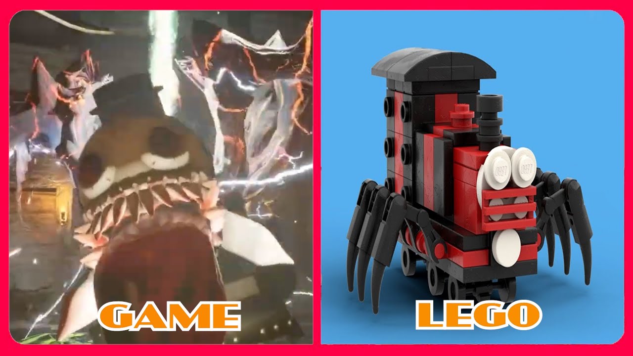 KUMPULAN MONSTER ⚔️Train Monster: From Horror Game To Lovely LEGO! 🚂👹🧱