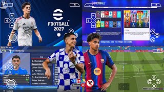 eFootball PES 2027 PPSSPP Android Offline Full Update UCL & League Kits 26/27 Season 4K Graphics screenshot 2