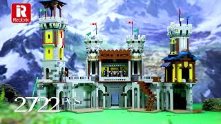 Explore the Majesty of Reobrix's European Century Golden Lion Castle - Model 66006