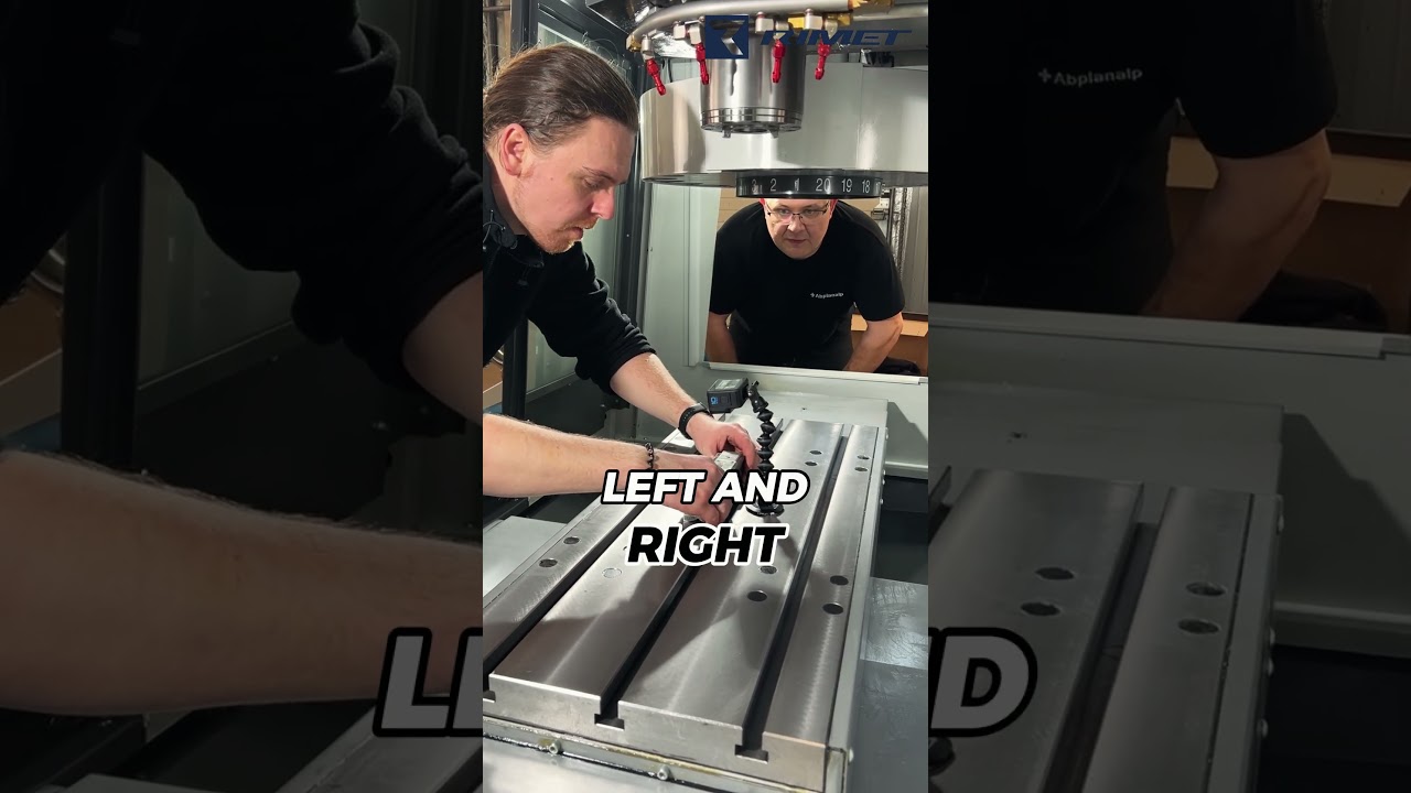 Small details matter when leveling a CNC machine. 