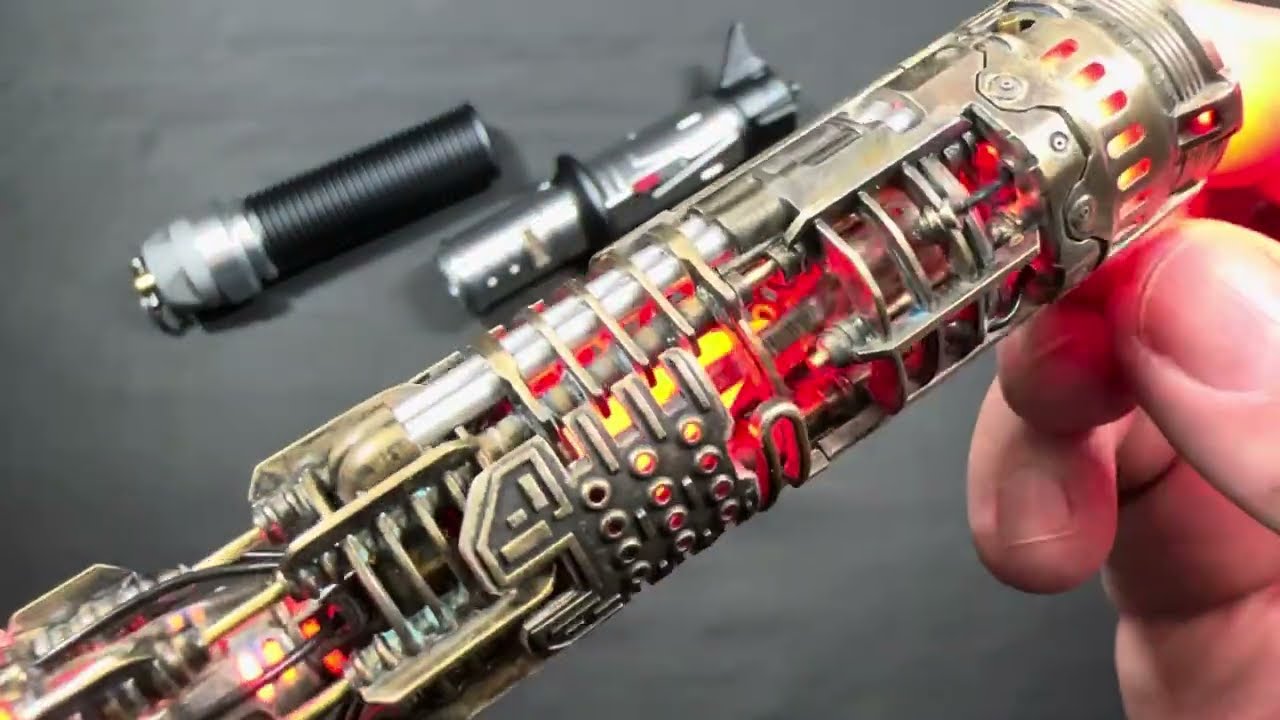 GOTH-3Designs - Baylan Skoll's Lightsaber and Master Chassis - Star War - Ahsoka TV Series