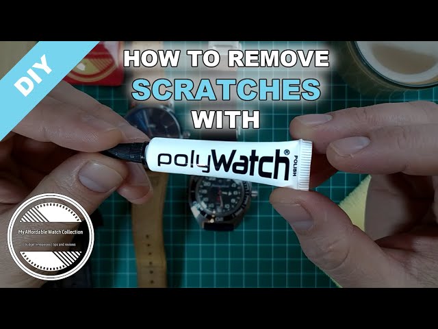 Fixing Mineral Crystal Scratches with Polywatch Glass Polish! 