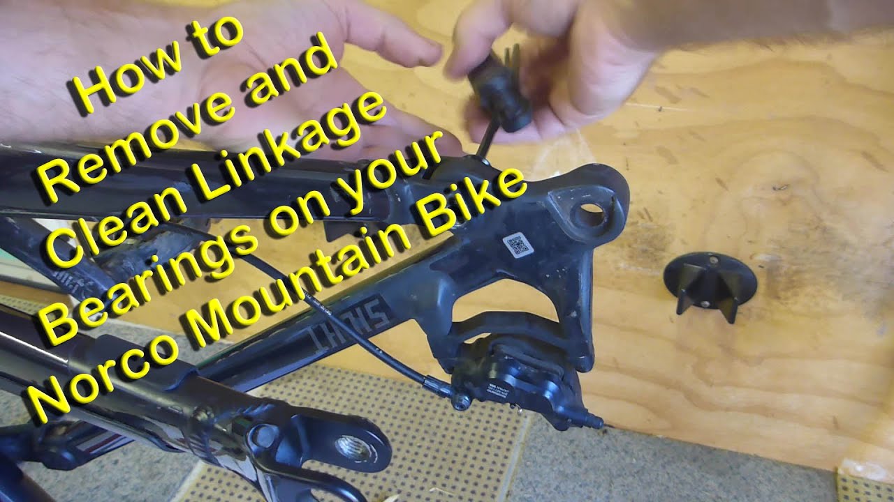 How to maintain and clean your Norco Sight or Optic mountain bike suspension bearings YouTube