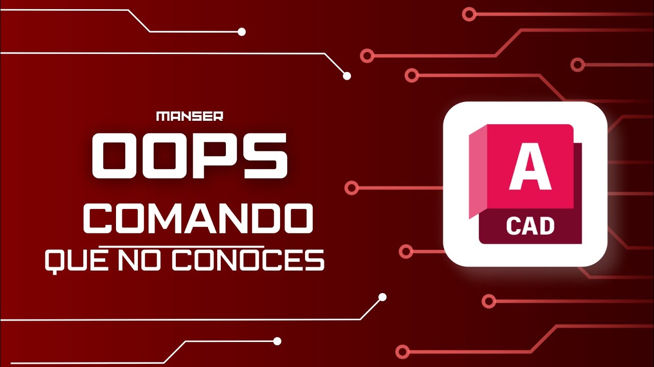 Comando que NO sabias que AutoCAD tenía | Tutorial en Español - YouTube