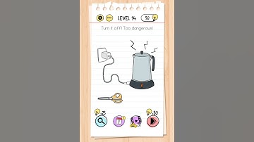 Brain Test Level 14 - Turn it off! Too dangerous! #brainstorm #game #brain