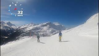 St.Anton Piste 64 vom Galzig nach St.Christoph
