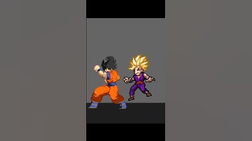 hyper dbz goku sprite test | stick nodes #sticknodes #dragonball #anime
