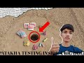 8 Types Of Patakhe😲Testing Inside A Big Hole !! Fireworks Testing Video !!🤯 #experiment #patakhe