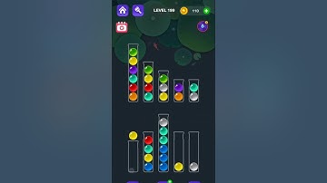 Ball Sort Master Game Level - 199 Without Boosters | Puzzle Game | #entertainment #puzzle #games