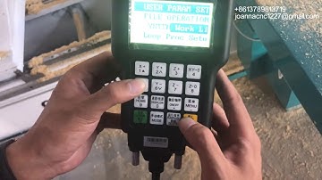 CNC Wood lathe Machine Operation video for DSP Handle A132