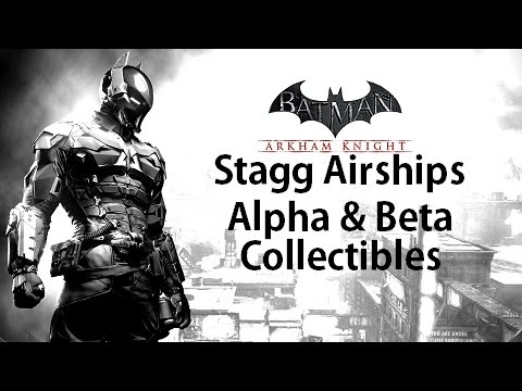 Batman Arkham Knight - Stagg Airship Collectibles Riddler Trophies &  Breakable Objects Locations - YouTube