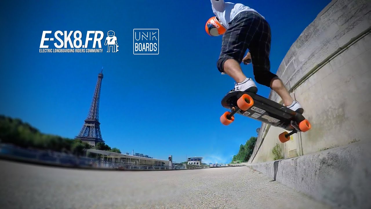 ESK8.FR / ELECTRIC SKATEBOARDING FREESTYLE IN PARIS ! YouTube