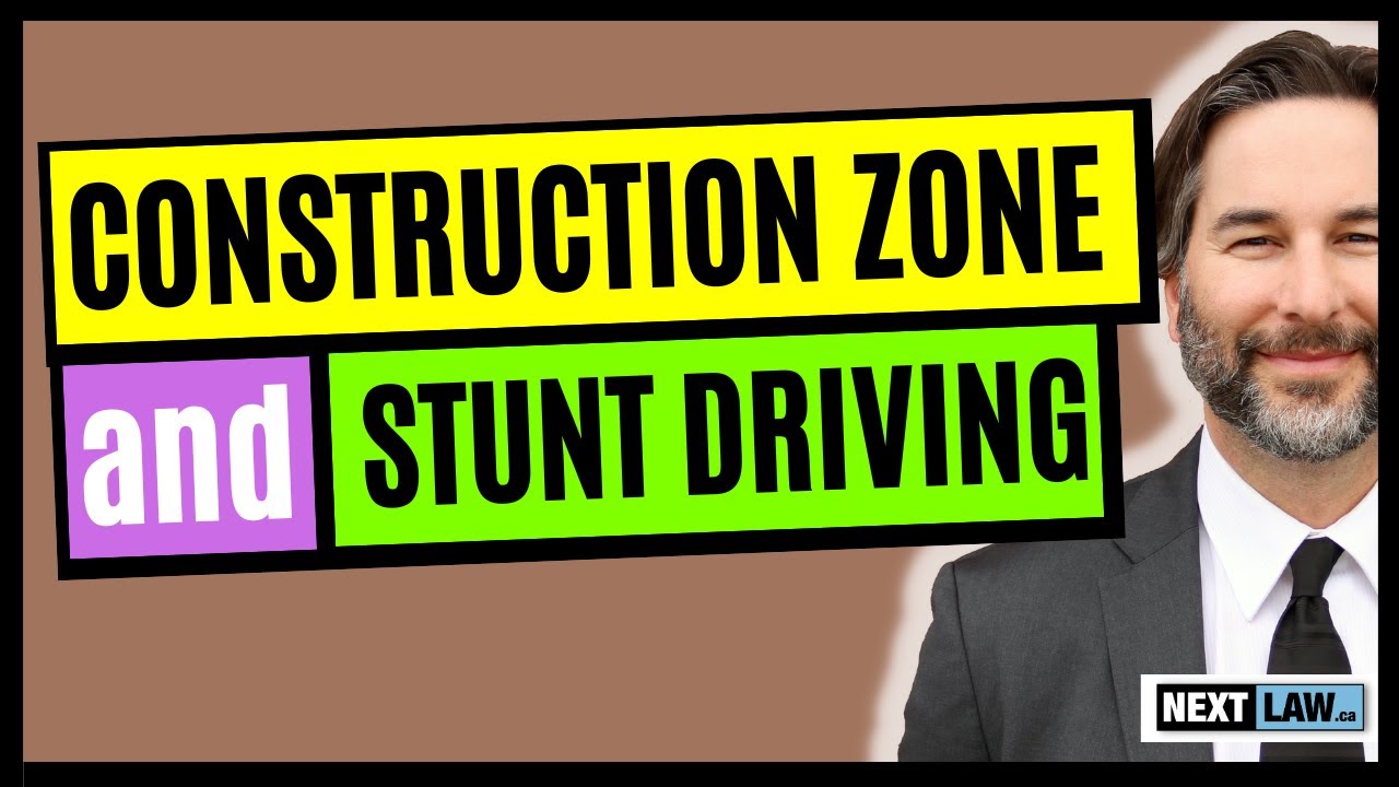 Construction Zone Stunt Driving: Double the Risk, Double the Cost