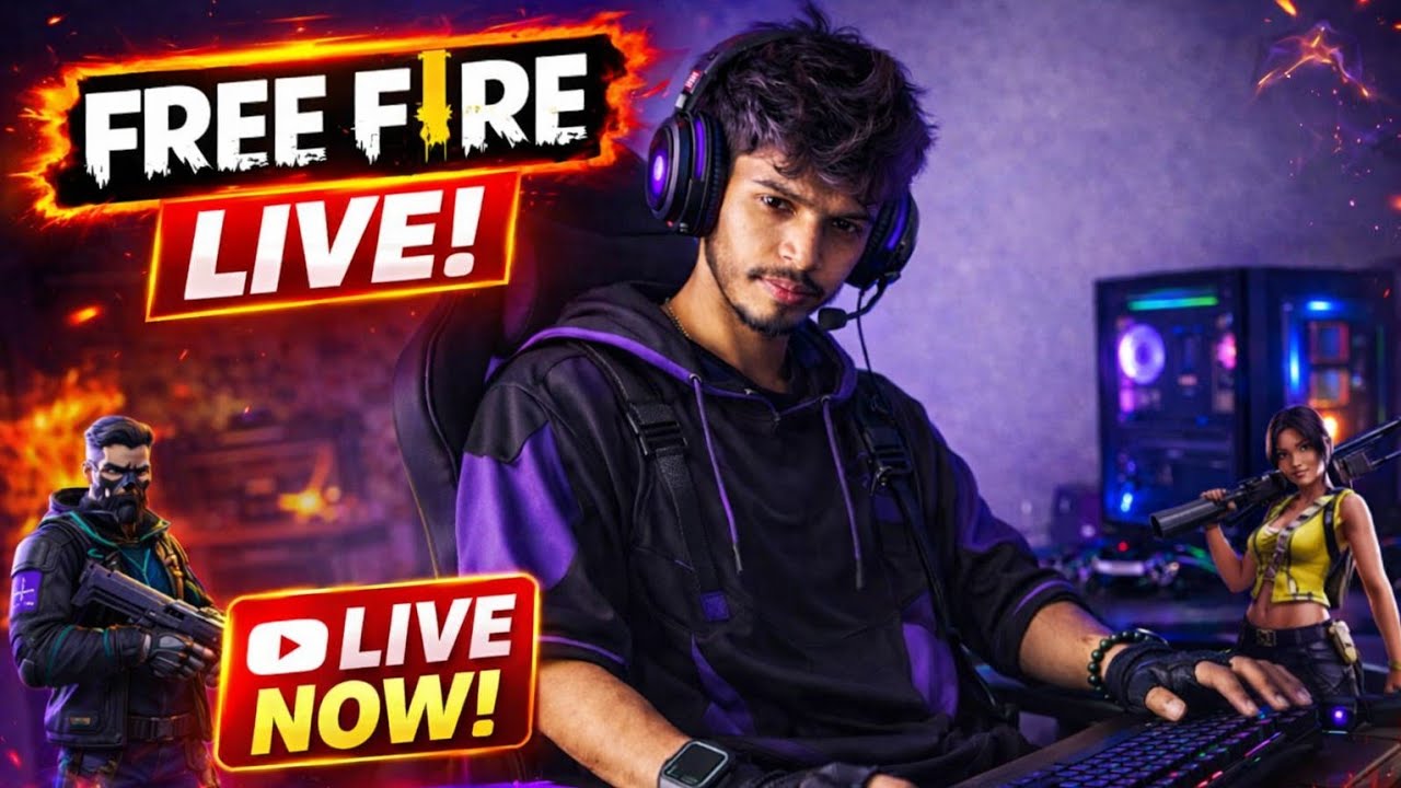 🔥අදවත් ගහමුත 😩🤕🔴FREE FIRE LIVE 🔥 Rank Push + Pro Gameplay | Live Now