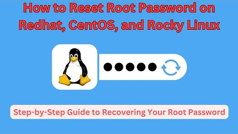 Reset Forgotten Root Password in Linux | Reset Root Password on RHEL, CENTOS, ROCKY (Linux)