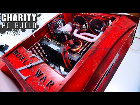 We Made This Water Cooled AMD Gaming PC Build For Charity! - Time Lapse 2019