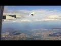 Qantas A380 Sydney Take-off - Full Harbour View