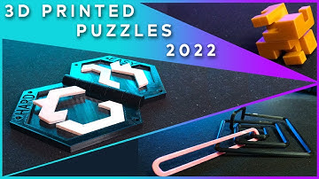 Top 3 Puzzle 3D Prints | Useful 3D Prints | Functional 3D prints 2022 | 3D Prints 2022
