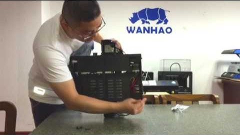 Wanhao Duplicator i3plus adding rubber feet