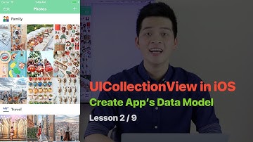 UICollectionView Pt 2: SET UP APP DATA STRUCTURE - UICollectionViewController, Auto Layout