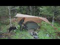 Camping in Rain - Tent and Tarp