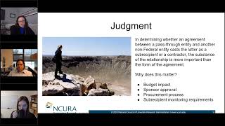 Subawards: Overview & Impact of the Sub vs. Contractor Determination