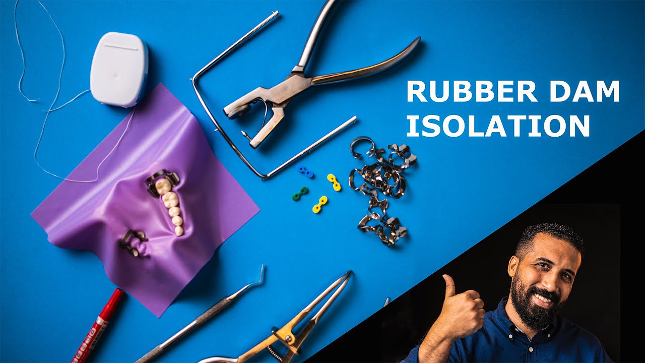 Dental rubber dam isolation بالعربي
