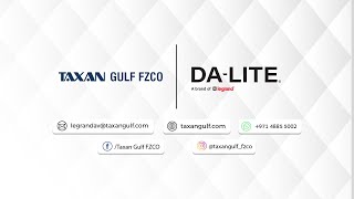 Da-Lite Contour Electrol Wall Or Ceiling Mount Electric Projector Screen