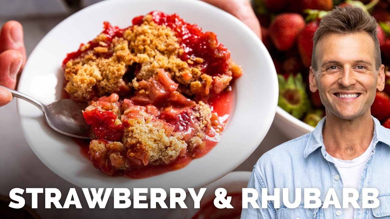 Strawberry Rhubarb Crumble YouTube