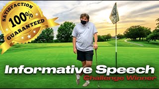 Practicals of Golf | Informative Speech: Student Example — Public Speaking