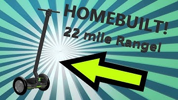 X-WAY, THE HOMEBUILT SELF BALANCING SCOOTER