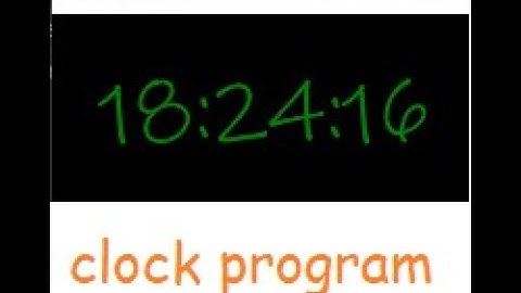 How to make a G.U.I clock program in python (Less than 25 lines of code)