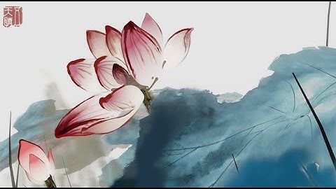 Blender 3.0 - Chinese Painting Lotus