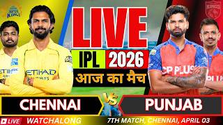 LIVE: CSK vs PBKS IPL, Live Cricket Match Today | Chennai vs Punjab  | Live Match Score & Commentary screenshot 1